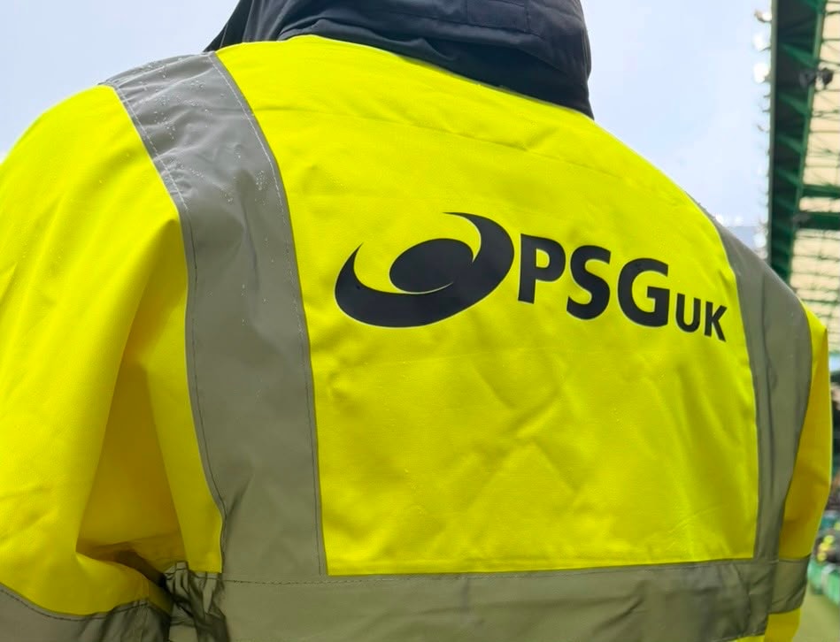 PSG UK stewards at a stadium event